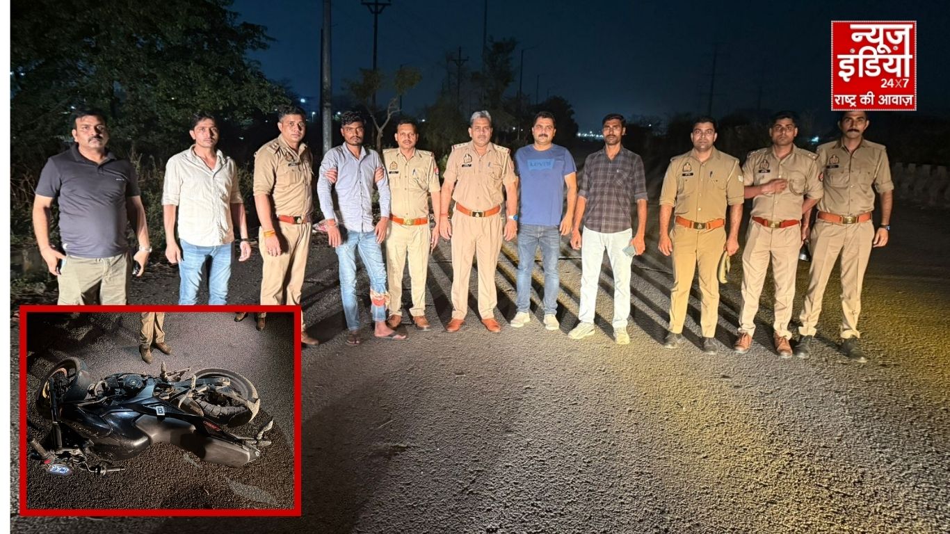 नोएडा में आधी रात को एनकाउंटर, पुलिस की गोली लगने से हुआ घायल मोबाइल चोर
