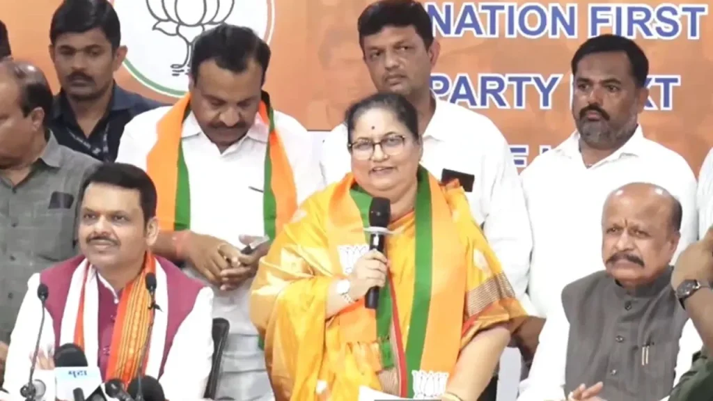 Jayshree Patil joins BJP