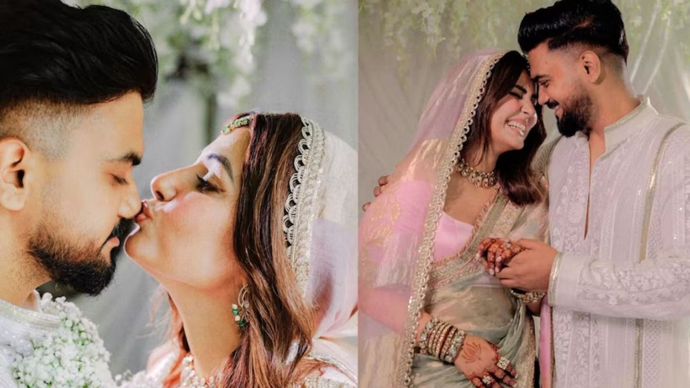 Hina Khan Wedding : टेलीविजन की मशहूर एक्ट्रेस हिना खान ने रॉकी जायसवाल से की शादी, देखें खूबसूरत तस्वीरें
