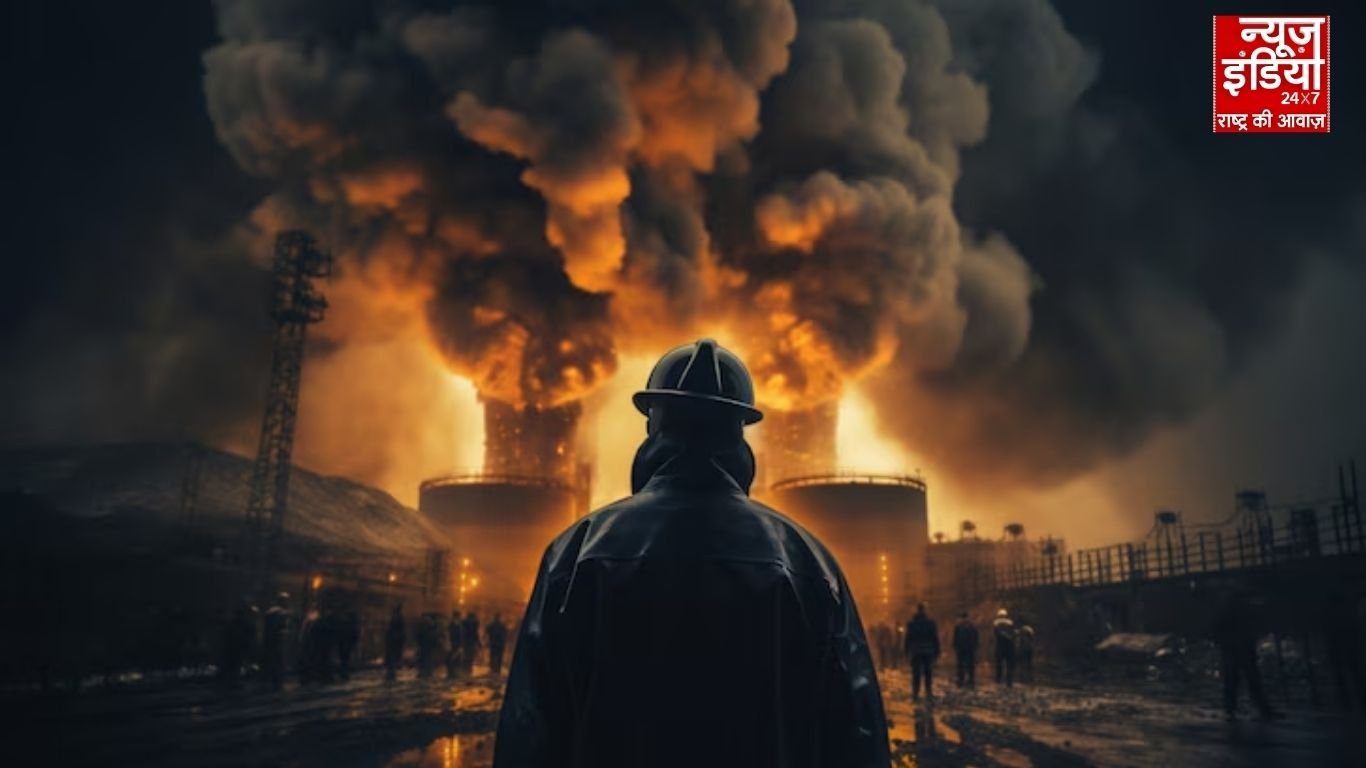 गाजियाबाद में आग का कहर : धू-धू कर जली फैक्ट्री, चार फायर टैंकर की मदद से पाया काबू