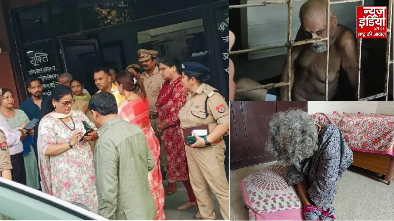 नोएडा के ओल्ड एज होम में बुजुर्गों से बर्बरता, हाथ बंधे कैदी की तरह जीने को मजबूर, पुलिस की छापेमारी में 39 रेस्क्यू 