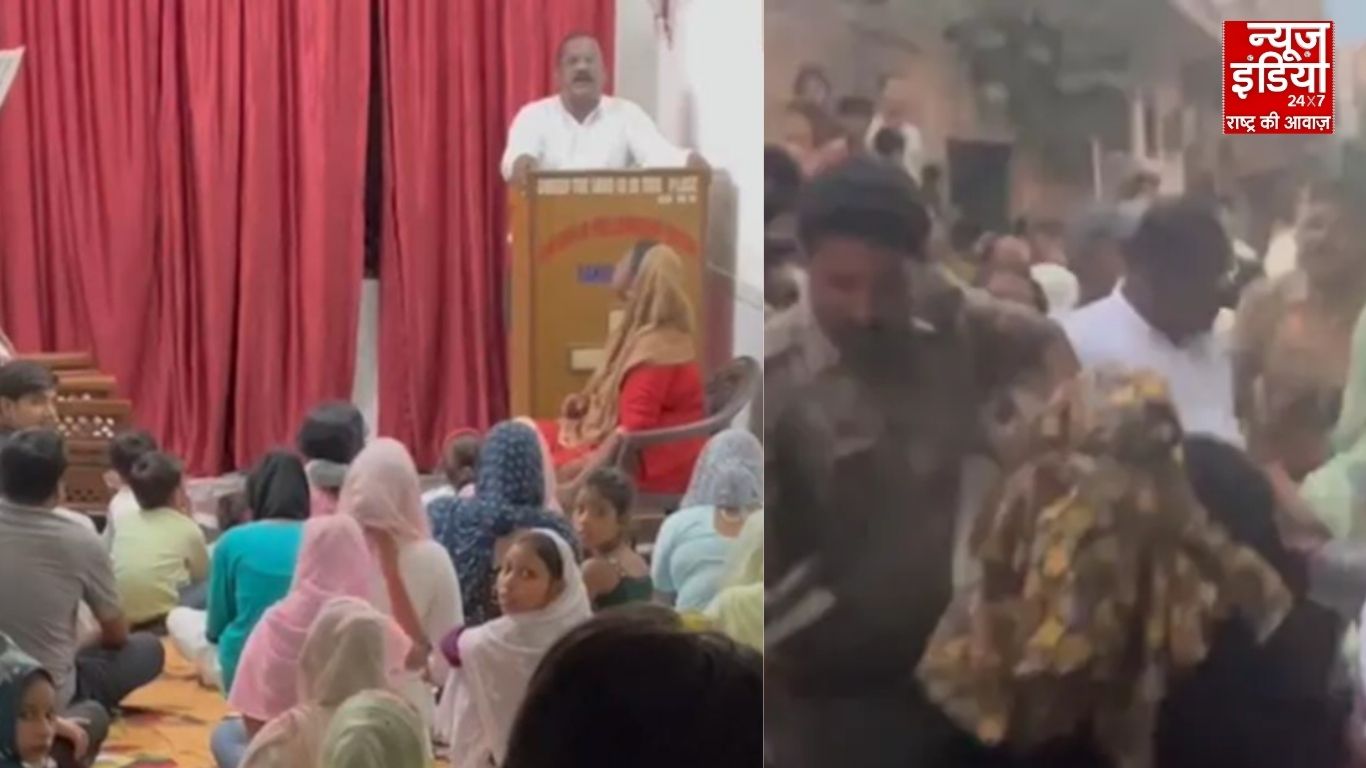 गाजियाबाद में धर्मांतरण विवाद : हिंदू संगठनों के हंगामे के बाद पादरी सहित दो गिरफ्तार