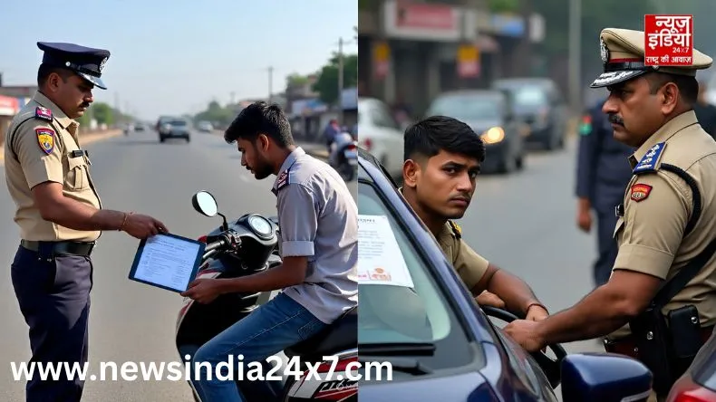 UP में ट्रैफिक नियम तोड़ना पड़ेगा भारी! 3 लाख चालान और 60 हजार लाइसेंस होंगे रद्द, गाड़ियां ब्लैकलिस्ट