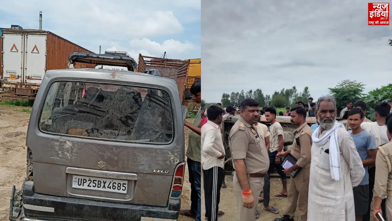 जमीन के लालच में बेटा बना हैवान, पत्नी के कहने पर पिता और भाई को कार से रौंंदकर उतारा मौत के घाट