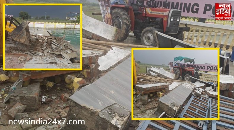 Ghaziabad News: डासना में किसानों की ट्यूबवेल पर जीडीए की कार्रवाई, सनसिटी पर कब्जे की साजिश का आरोप