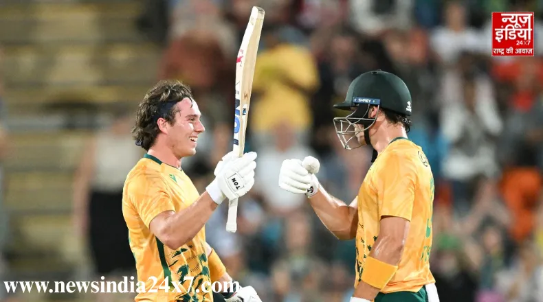 डेवाल्ड ब्रेविस का तूफान… 41 गेंदों में शतक जड़कर ऑस्ट्रेलिया को चौंकाया, रचा इतिहास