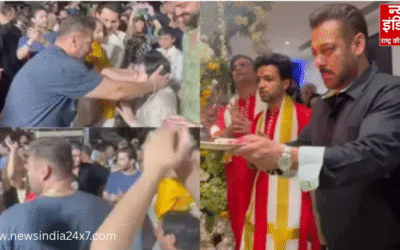 सलमान खान और परिवार के साथ सोनाक्षी-जहीर भी बने विसर्जन के रंगीन जश्न का हिस्सा