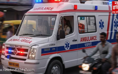 जाम में फंसे मरीज को 3.50 मिनट में 6 किमी दूर अस्पताल पहुंचाया, बचाई दो जिंदगियां