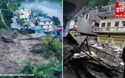 चमोली के थराली में आधी रात बादल फटा, तहसील और बाजार मलबे में दबे