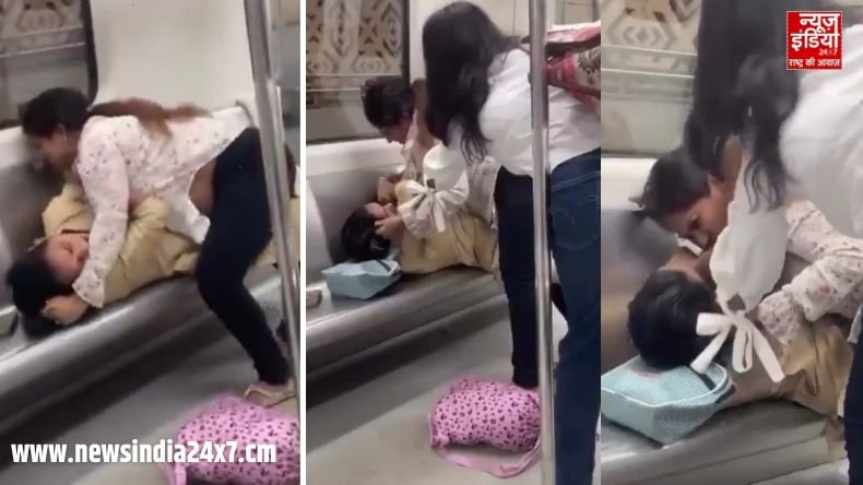 viral video delhi metro