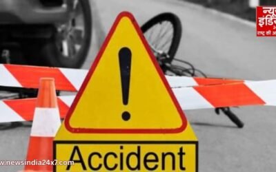 तेज रफ्तार कार ने मंदबुद्धि युवक को रौंदा, युवक की हुई मौत, वीडियो वायरल