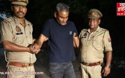 थाना शालीमार गार्डन पुलिस टीम द्वारा मुठभेड़ में 2 अभियुक्त गिरफ्तार