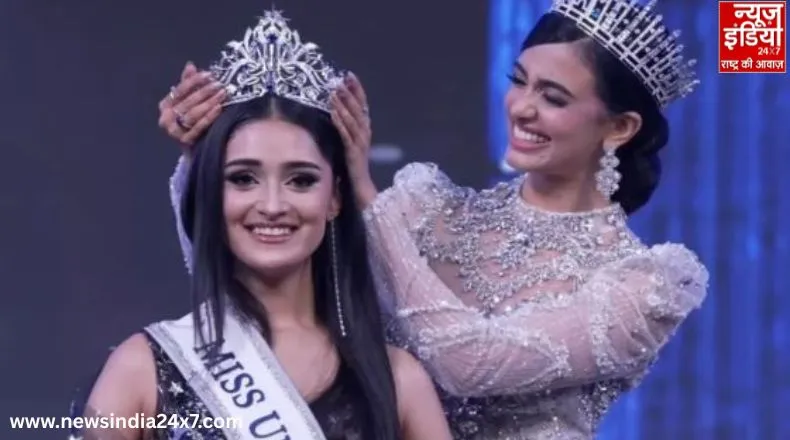 मनिका विश्वकर्मा के सिर सजा Miss Universe India 2025 का ताज, अब थाईलैंड में भारत को करेंगी रिप्रेजेंट