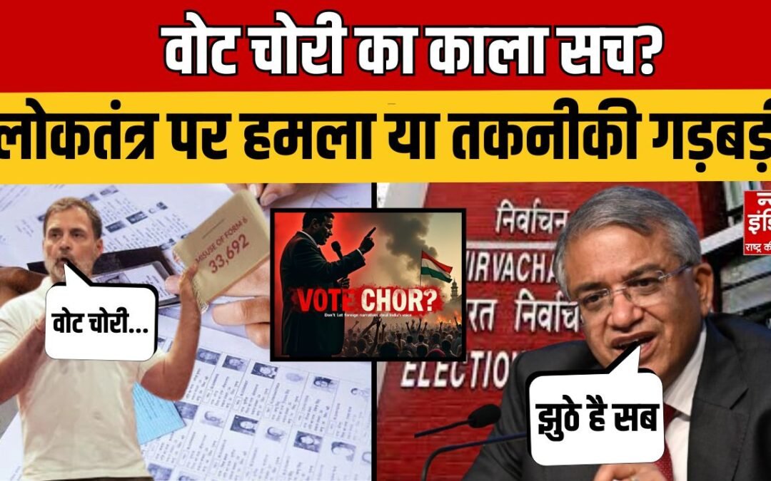 Rahul Gandhi on Vote Chori: राहुल गांधी का धमाका वोट चोरी पर चुनाव आयोग  को घेरा