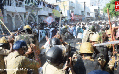 Bareilly : फायरिंग और पथराव में 10 से ज्यादा पुलिसकर्मी जख्मी, अवैध हथियार बरामद