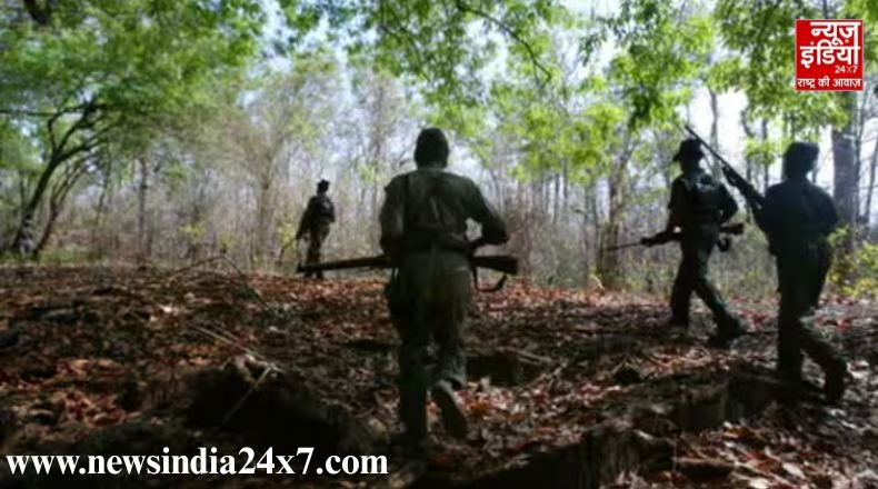 छत्तीसगढ़ में दंतेवाड़ा-नारायणपुर सीमा पर मुठभेड़ में एक नक्सली ढेर, सुरक्षाबलों का सर्च ऑपरेशन जारी