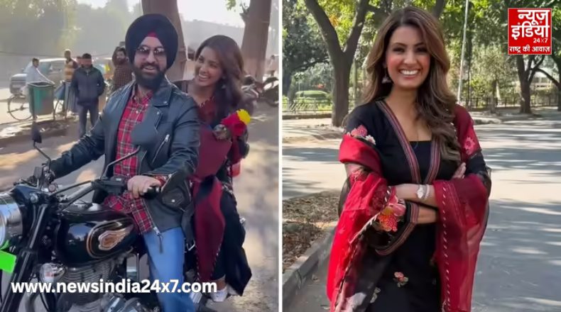 Geeta Basra’s Powerful Comeback : राज कुंद्रा संग बाइक राइड पर दिखीं हरभजन सिंह की पत्नी, ब्लैक सूट में बिखेरा जलवा