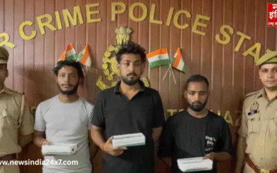 गाजियाबाद पुलिस ने पकड़ा 77 करोड़ की साइबर ठगी, मास्टरमाइंड कंबोडिया में छिपा