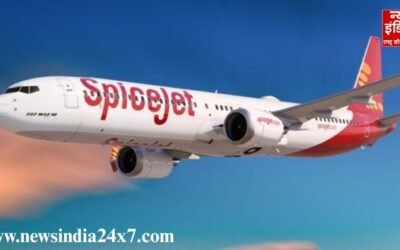 उड़ान के दौरान स्पाइसजेट विमान का गिरा पहिया ,सभी यात्रियों की सुरक्षित लैंडिंग