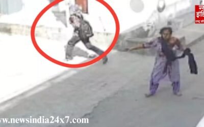 SSC की तैयारी कर रही छात्रा का रिटायर्ड महिला कर्मचारी पर हमला, CCTV में कैद हुई वारदात