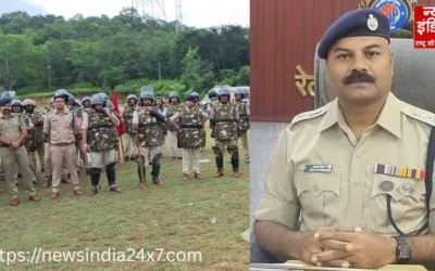 Madhya Pradesh News : सीधी में पुलिस का फ्लैग मार्च, जनता को मिला सुरक्षा का भरोसा
