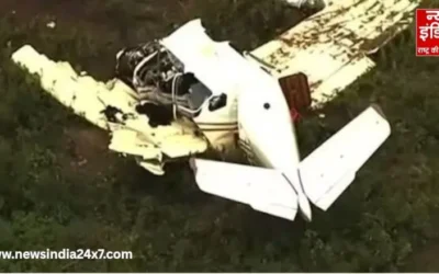 अमेरिका में एयरपोर्ट के पास हेलीकॉप्टर क्रैश, आग लगने से सभी यात्रियों की मौत