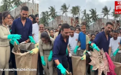 मुंबई बीच को साफ करते दिखें अक्षय कुमार, फैन्स ने जमकर की तारीफ, कहा-आपको सैल्यूट..