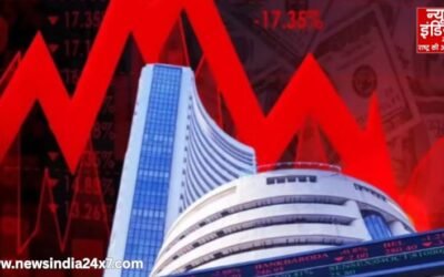 Stock Market Update : ट्रंप के टैरिफ फैसले से भारतीय बाजार पर दबाव, Nifty-sensex लाल निशान में खुले