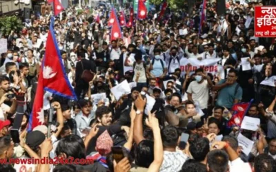 Nepal : सोशल मीडिया बैन को लेकर Gen-Z ने मचाया बवाल, संसद में घुस कर की तोड़फोड़