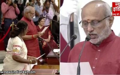 Vice President Oath ceremony: 15वें उपराष्ट्रपति बने सीपी राधाकृष्णन, शपथ ग्रहण समारोह में मोदी-शाह रहे मौजूद