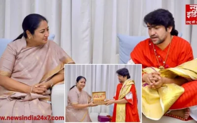 धीरेंद्र शास्त्री ने दिल्ली सीएम से की मुलाकात, प्रेमानंद महाराज का जिक्र करते हुए कहा…