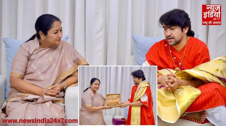 Dhirendra Shastri met Delhi CM Dhirendra Shastri met Delhi CM