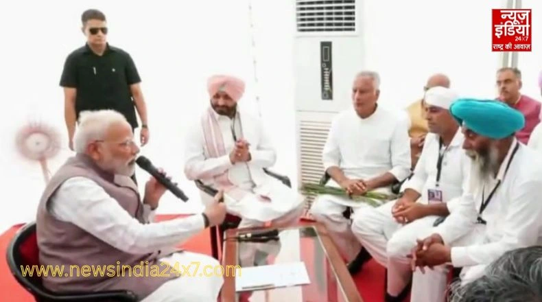Modi visit Punjab Flood Review