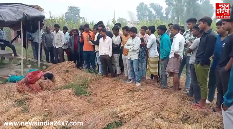 अमरोहा में महिला की गला रेतकर हत्या, हत्यारे की तलाश में जुटी पुलिस