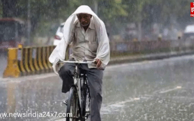 बिहार में मौसम का बदला मिजाज: गुलाबी ठंड की शुरुआत, कई जिलों में बारिश और वज्रपात का अलर्ट