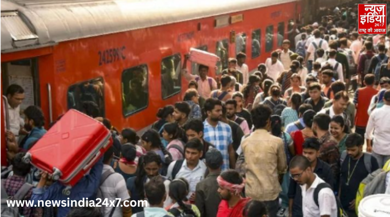 दीवाली-छठ से पहले रेल-बस अड्डों पर भारी भीड़, 5 गुना बढ़ा किराया