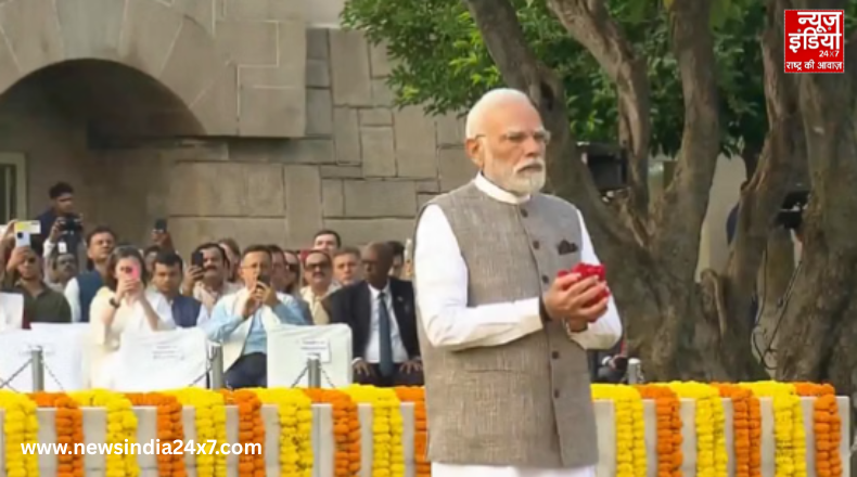 Gandhi Jayanti 2025 : पीएम मोदी ने दी बापू को श्रद्धांजलि, शास्त्री जी को भी किया नमन