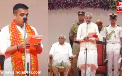 Gujarat Minister List : भूपेंद्र पटेल की नई कैबिनेट का शपथ ग्रहण, हर्ष संघवी डिप्टी सीएम, रिवाबा जड़ेजा को जगह