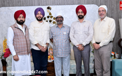 मुख्यमंत्री से पंजाब के मंत्रियों की मुलाकात, विशेष धार्मिक आयोजन का दिया न्योता