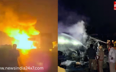 LPG ट्रक में विस्फोट, 25 किलोमीटर लंबा जाम; सीएम ने दिए एक्शन के आदेश