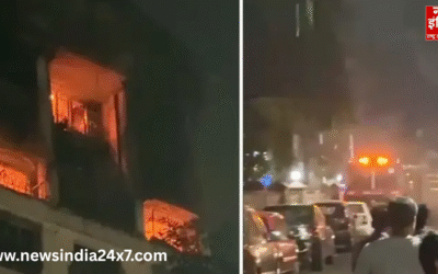 Navi Mumbai : वाशी में भीषण आग: चार की मौत, दस लोग घायल; ठाणे में भी लगी आग