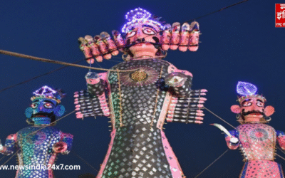 Ramlila : दशहरे पर राजनीतिक और फिल्मी सितारों की मौजूदगी, रावण के साथ जलेगा आतंक का पुतला