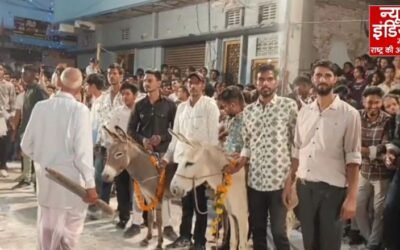 मांडल की अनोखी गोवर्धन पूजा: गधों की भक्ति, कुम्हारों की आस्था