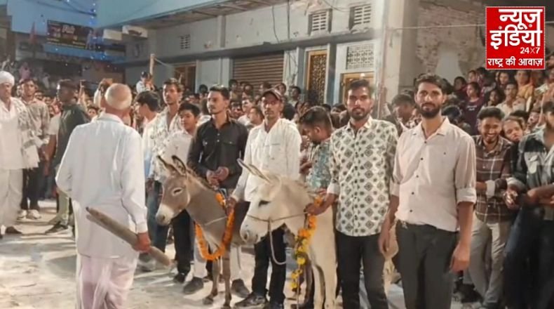 मांडल की अनोखी गोवर्धन पूजा: गधों की भक्ति, कुम्हारों की आस्था