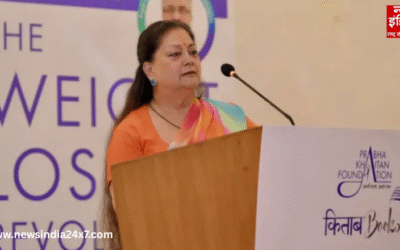 वसुंधरा राजे का बयान: ‘बाहर से पतले दिखने वाले में भी हो सकती है अंदरूनी चर्बी, जो सबसे खतरनाक’