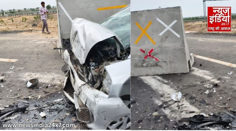 अहमदाबाद-धोलेरा एक्सप्रेस हाईवे पर भीषण सड़क हादसा, 3 की मौत, 2 घायल