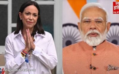 नोबेल विजेता मारिया मचाडो ने मोदी की तारीफ की, वेनेजुएला में आने को दिया आमंत्रण