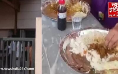 सरकारी स्कूल में चली नॉनवेज पार्टी, मां सरस्वती की मूर्ति को ढका, भड़का विवाद