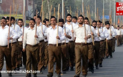 RSS कार्यक्रम में शामिल होना पड़ा भारी! पंचायत अधिकारी सस्पेंड, भाजपा ने कांग्रेस पर कसा तंज