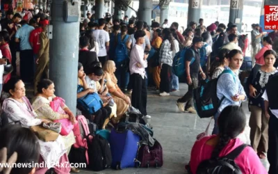 दिवाली का सफर हुआ मुश्किल! घर लौटने वालों की भीड़ से खचाखच भरी ट्रेनें और बसें, यात्री परेशान